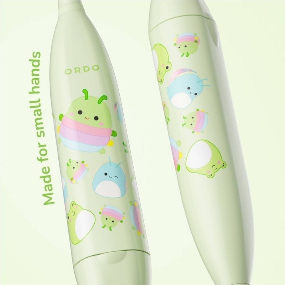 ORDO Sonic Kids’ Battery Toothbrush- Squishmallows Rutabaga- Green - Picture 2 of 4